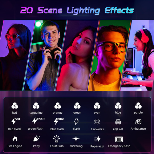 Luz Para Selfie Usb Recargable Rgb Led Para Teléfono