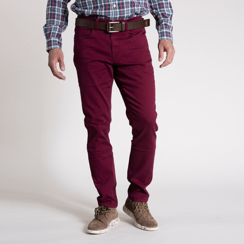 Jeans Rockford Jns-baycolor-wim21 Rumba Red Para Hombre