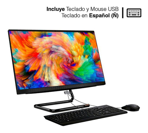 Imagen 3 de 8 de Todo En Uno Aio Lenovo Ideacentre Amd Ryzen 3 8gb 1tb 21,5