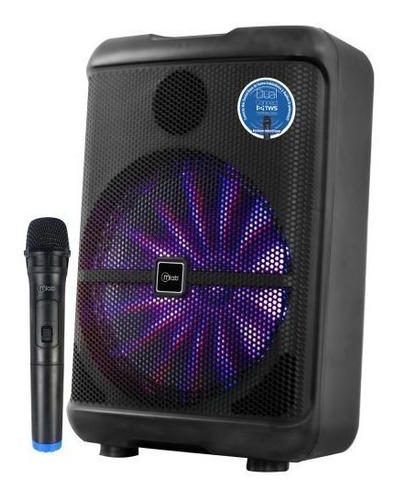 Parlante Mlab Sound Bass 12 Pulgadas Tws Bluetooth Negro
