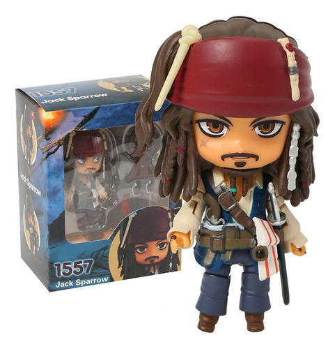 Fwefww Figura De Acción De Jack Sparrow 1557 De Piratas Del