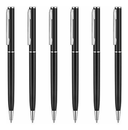 Esfero - Unibene Slim Metallic Retractable Ballpoint Pens - 
