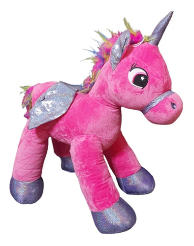 Unicornio De Peluche Super Gigante 1.10cm Parado