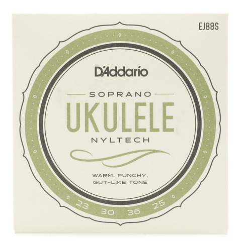 Set De Cuerdas D'addario Nyltech Para Ukulele Soprano