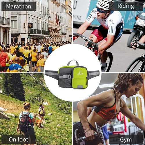 Cinto De Corrida Running Pochete E Garrafas Para Hidratação