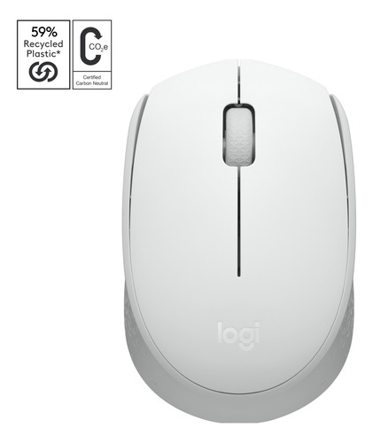 Mouse Inalámbrico Logitech M170 C/ Tecnología 2,4 Ghz Blanco