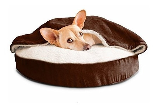 Cama Redonda Furhaven Snuggery Madriguera Mascotas