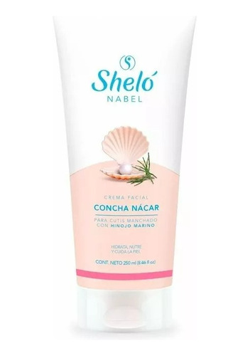 Crema Facial Concha Nacar Aclarante Sheló Nabel 250 Ml