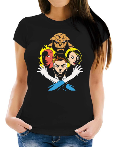 Playera Alusiva De 4 Fantasticos Four-006