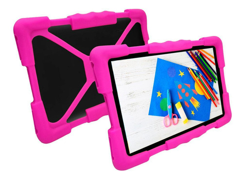 Capa Infantil Para Tablet 9 Polegadas Anti Impacto - Pink