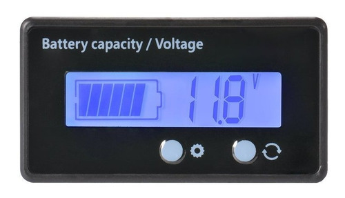 Lcd Battery Capacity Monitor Gauge Meter,waterproof 12v/24v/