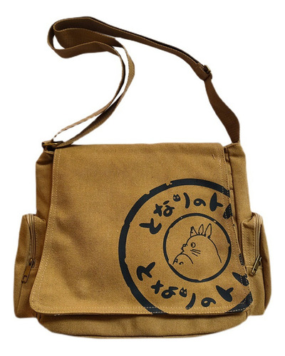 Totoro Bolsa Crossbody Lienzo Casual Moda Lindo Viajar