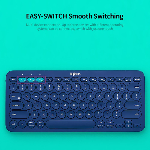 Teclado Inalámbrico Bluetooth 3.0 Logitech K380 Interruptor