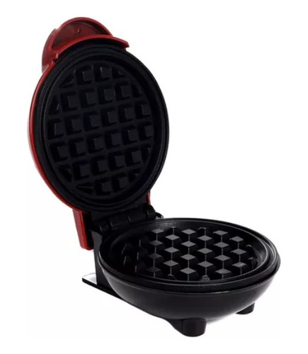 Waflera Mini Maquina Waffles Pequeña Redonda Hacer Desayunos