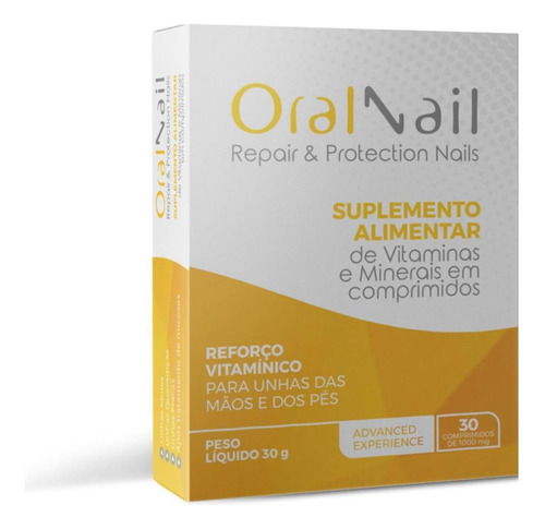 Oral Nail - Caixa Com 30 Comprimidos