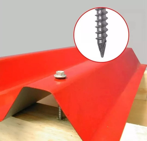 Tornillo Autoperforante Hex Techo Pta Fina 10 X 1 (100 Unds)