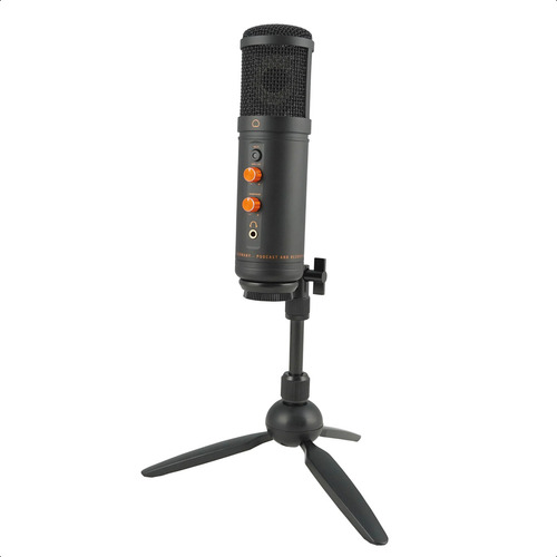 Micrófono Condenser Electret Profesional Soporte Funda Mico