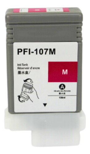 Tinta Lotus Magenta Compatível Plotter Canon Pfi-107 130ml