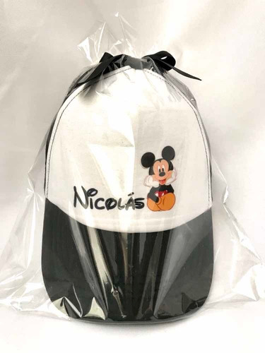 Sorpresa Infantil Mickey Mouse Y Minnie Gorra Personalizada