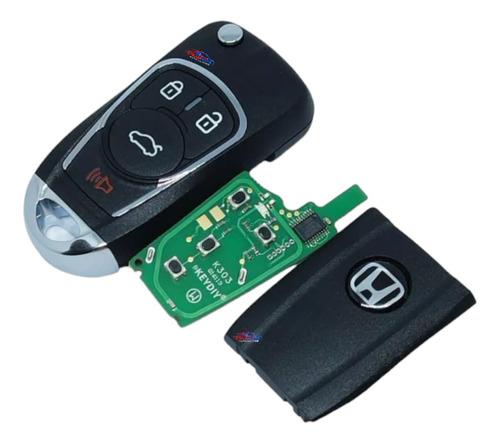 Llave Control Chip Honda Cr-v 2014-2017 Hr-v 2015 2016 2017