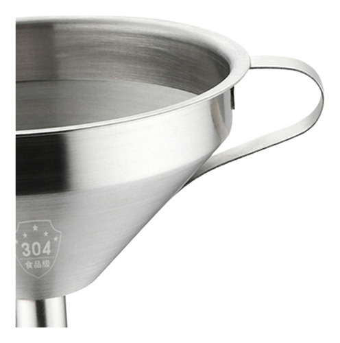 2 Stainless Steel Funnels With Handle, Large Funnel