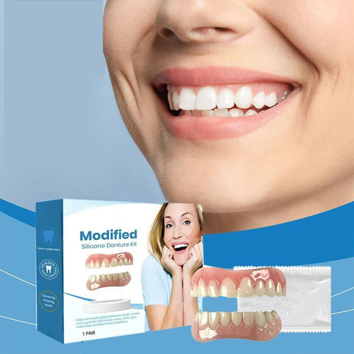 Juego De Dentaduras Postizas Reline De Silicona Para Dientes