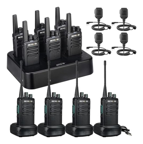 Retevis Walkie Talkies Rt68 Recargables Paquete De