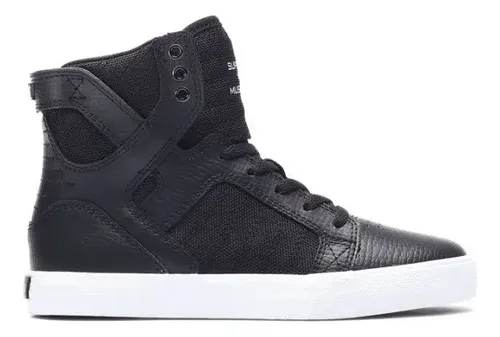 Tenis Supra Skytop Black White Purple Junior 58174-003 | Envío gratis