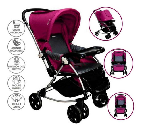 Coche Cuna Mecedora Para Bebe Infanti Genova 516