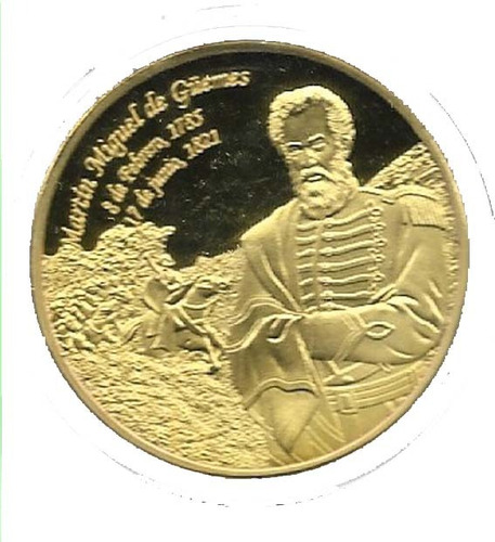 Medalla Imagen Del Gral Martin De Guemes