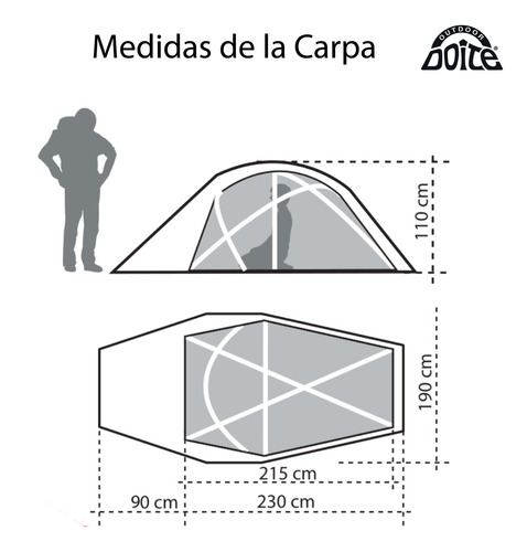 Imagen 5 de 5 de Carpa Kailas 3 Doite