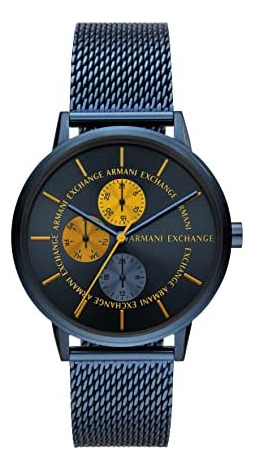 Reloj Para Hombre Armani Exchange/azul Metalico