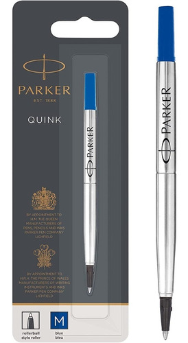3 Repuestos Parker Quink Roller M Azul