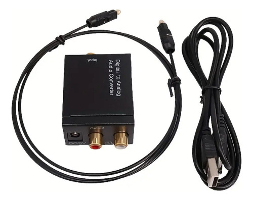 Convertidor De Audio Coaxial Toslink Rca Digital A Analógico