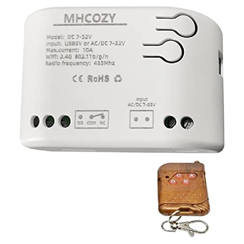 Mhcozy Wifi Actualizado Conmutador Inteligente Wifi Inalámbr