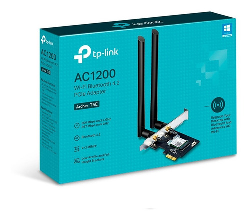 Imagen 3 de 3 de Placa De Red Bluetooth 4,2 Ac1200 Archer T5e Tp Link