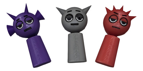 Pack Incredibox Sprunki Game Beatboxers Durple Gray Raddy