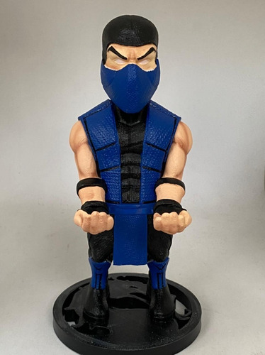 Soporte Joystick Sub Zero Mortal Kombat Impreso 3d 