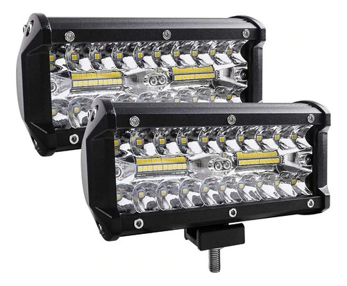 2 X Reflectores Led 120w Camioneta Cuatri Camión 12v 24v