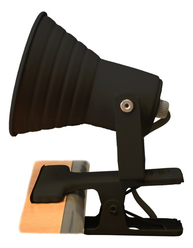 Spot Pinza Flexible Velador Apto Led Negro Lumipack