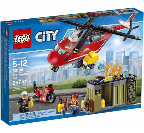 Lego City 60108 Unidad De Lucha Contra Incendio Mundo Manias