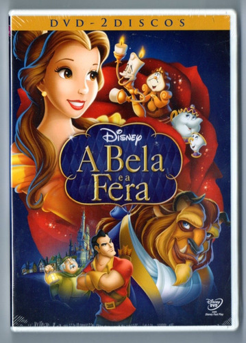 A Bela E A Fera - Dvd Duplo - Disney - Desenho Animado