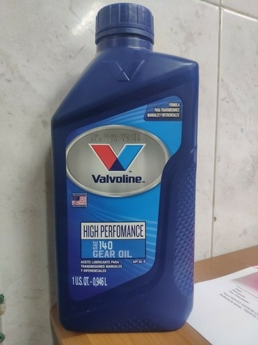 Imagen 2 de 3 de Aceite Sae 140 Valvoline Cajas Sincronicas Y Diferenciales