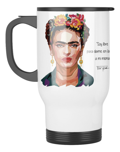 Taza Mug Termica Frida Khalo Modelo 6 Personalizable