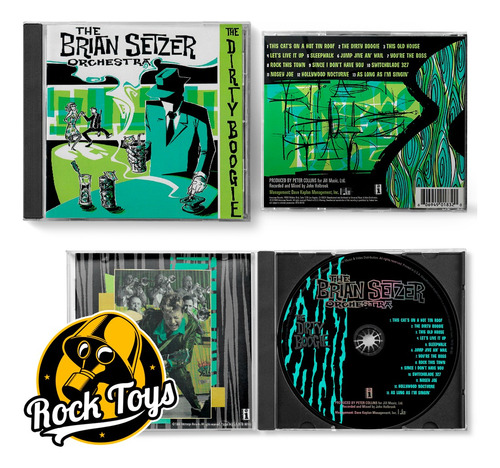 Brian Setzer Orchestra - Dirty Boogie 1998 Cd Vers. Usa (Reacondicionado)