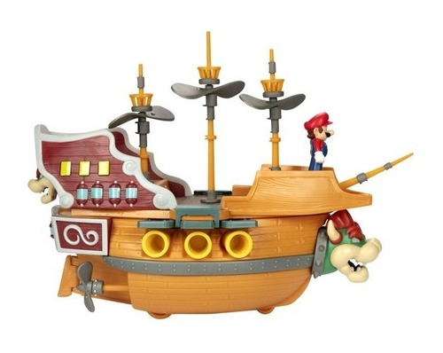 Nave De Bowser Super Barco Mario Bros Nintendo Original