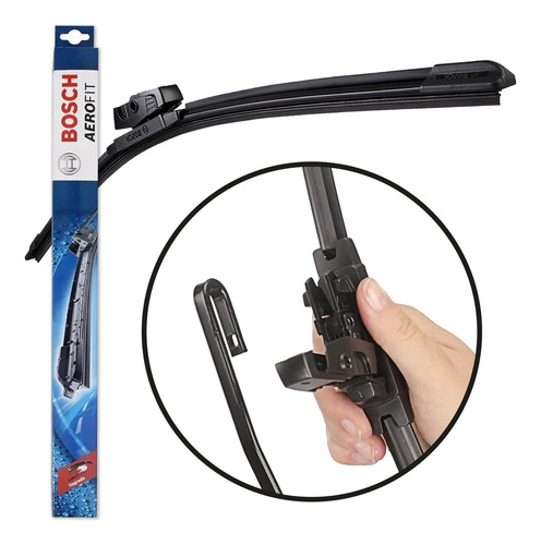 Palheta Limpador Parabrisa Gancho Bosch Paleta Silicone