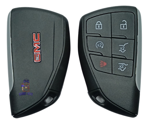 Carcasa Llave Control Para Gmc Yukon 2020 2021 2022 6b Logo