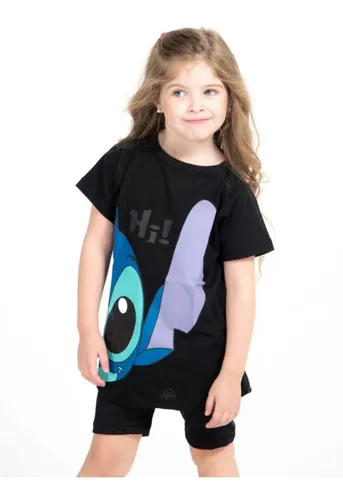 Remera Lilo Y Stitch Stech Stich Angel Disney Niña Nena