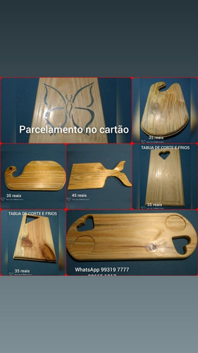 Imagem 1 de 2 de Tábuas De Corte E Bandejas Para Mesa Posta,lindas Peças